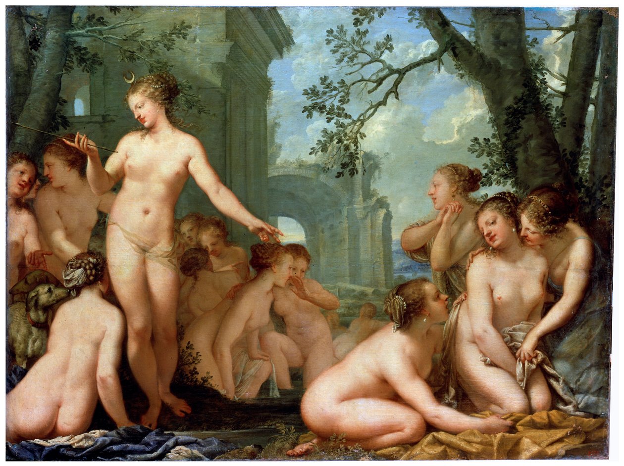 Diana e Calisto, século XVII de Pietro Liberi