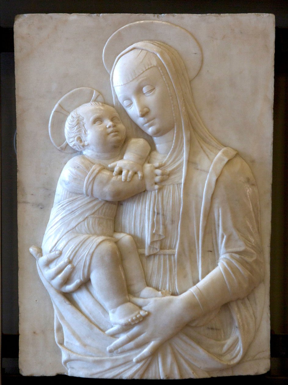 Virgem com Criança (mármore) de Pietro Lombardo