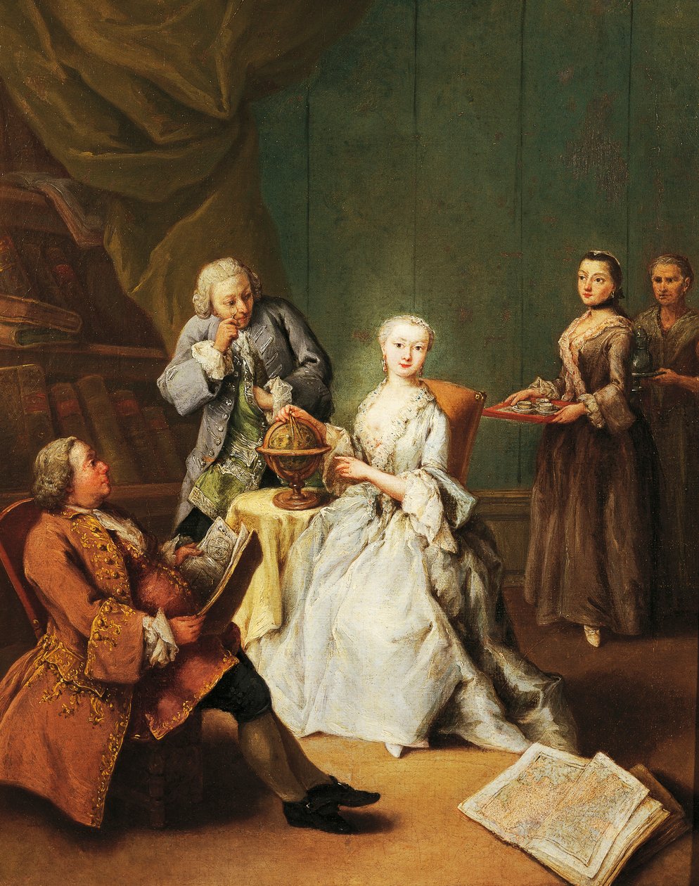 Aula de geografia de Pietro Longhi