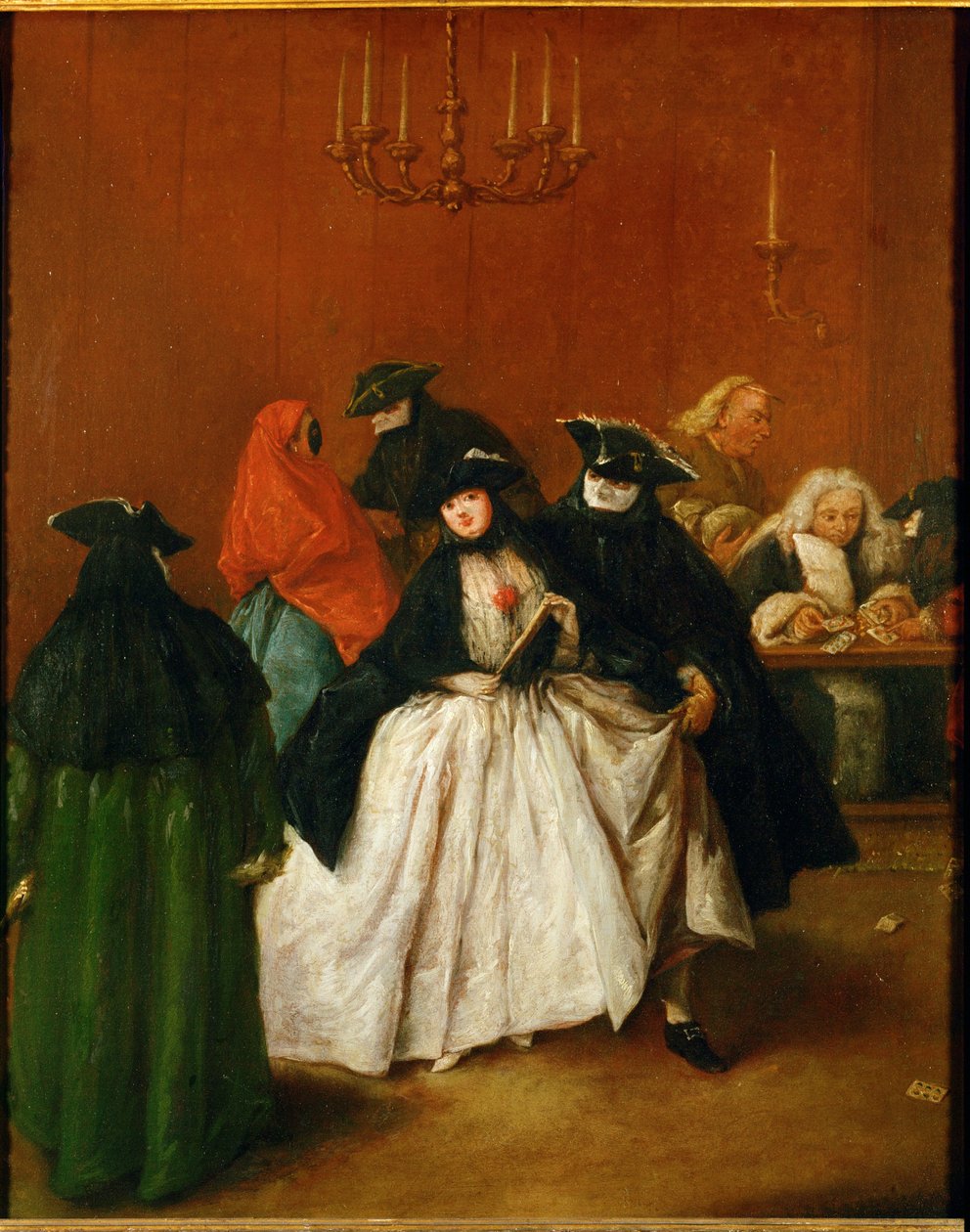 Il Ridotto (pintura sobre tela) de Pietro Longhi