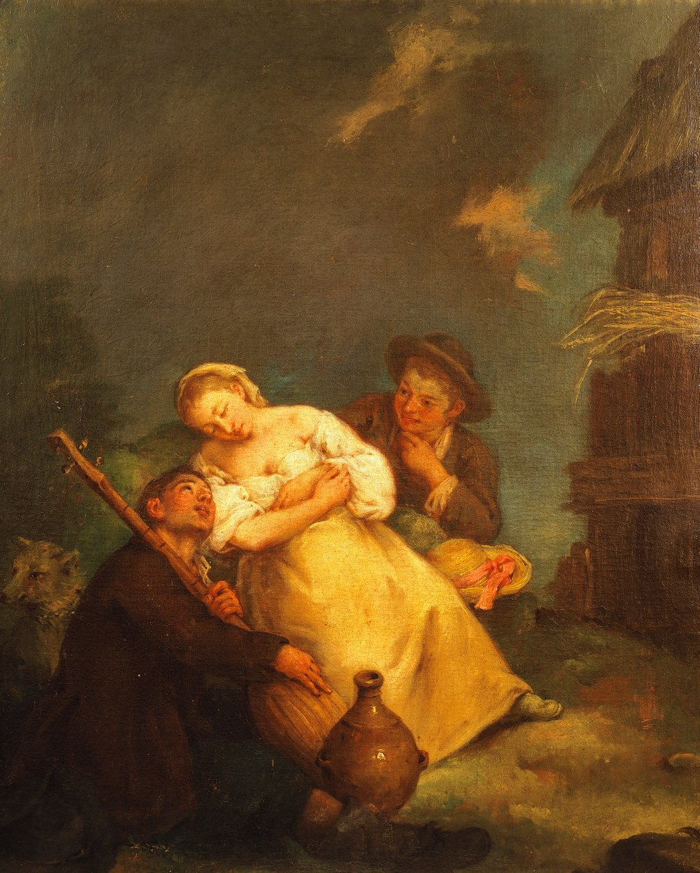 Cena camponesa, de Pietro Longhi (1701-1785) de Pietro Longhi