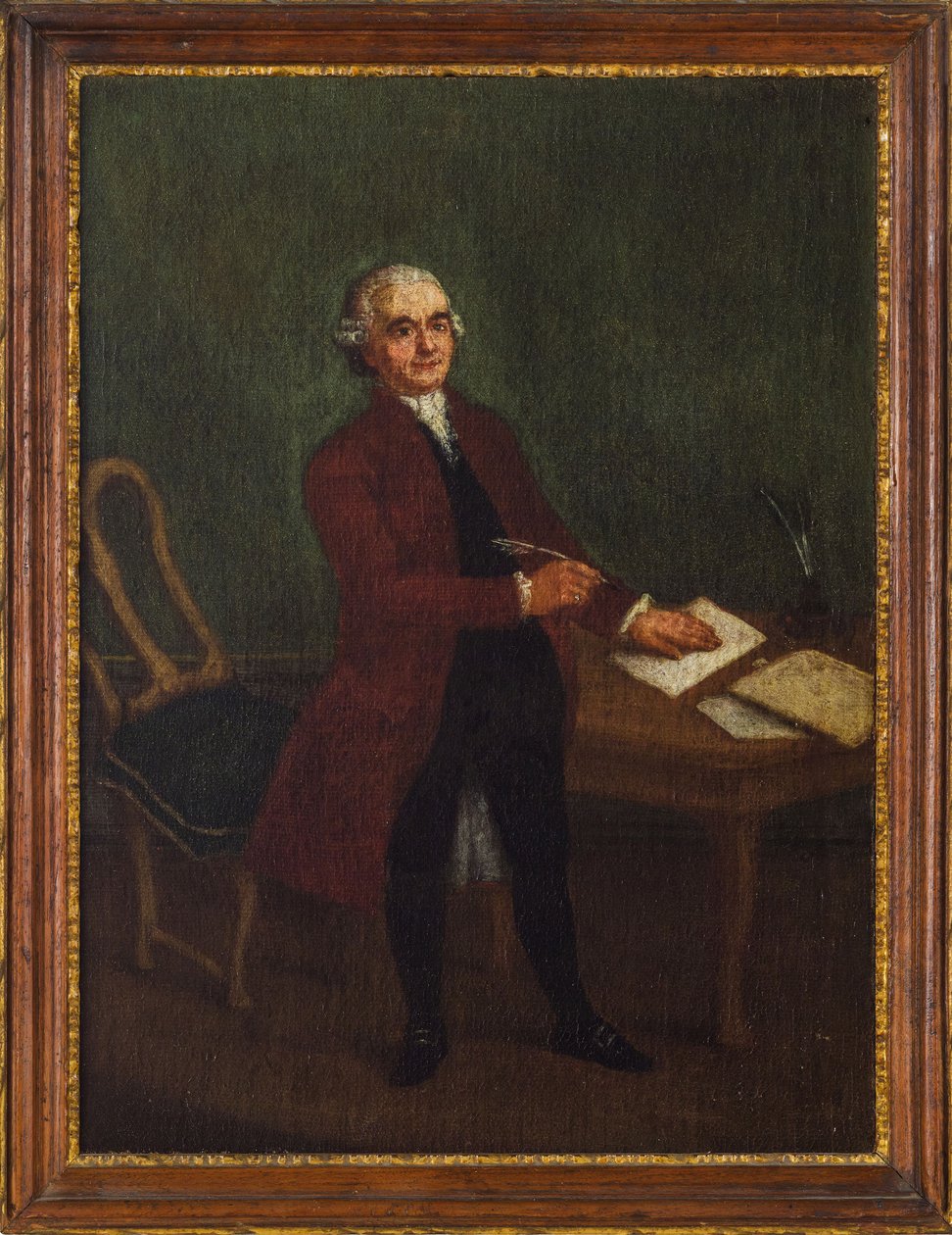 Retrato de Melchiorre Cesarotti 1730-1808, década de 1760. de Pietro Longhi