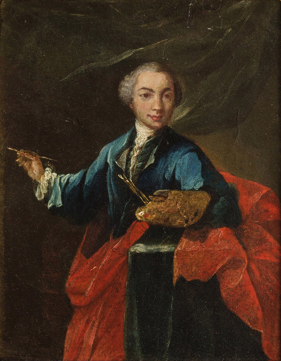 Auto-retrato, c. 1750 de Pietro Longhi