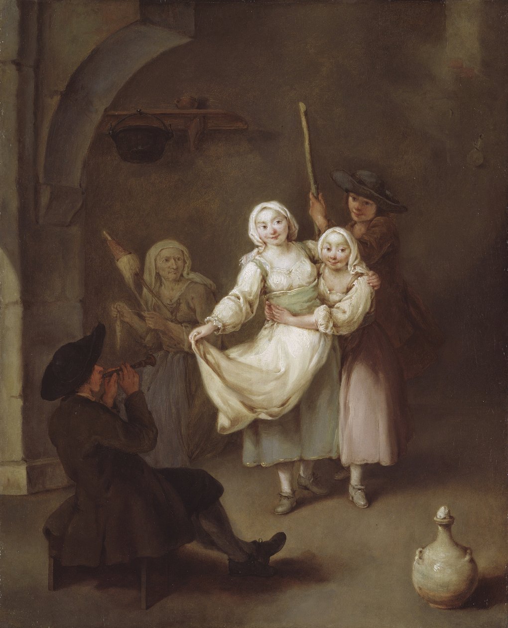 A Dança, c. 1750. de Pietro Longhi