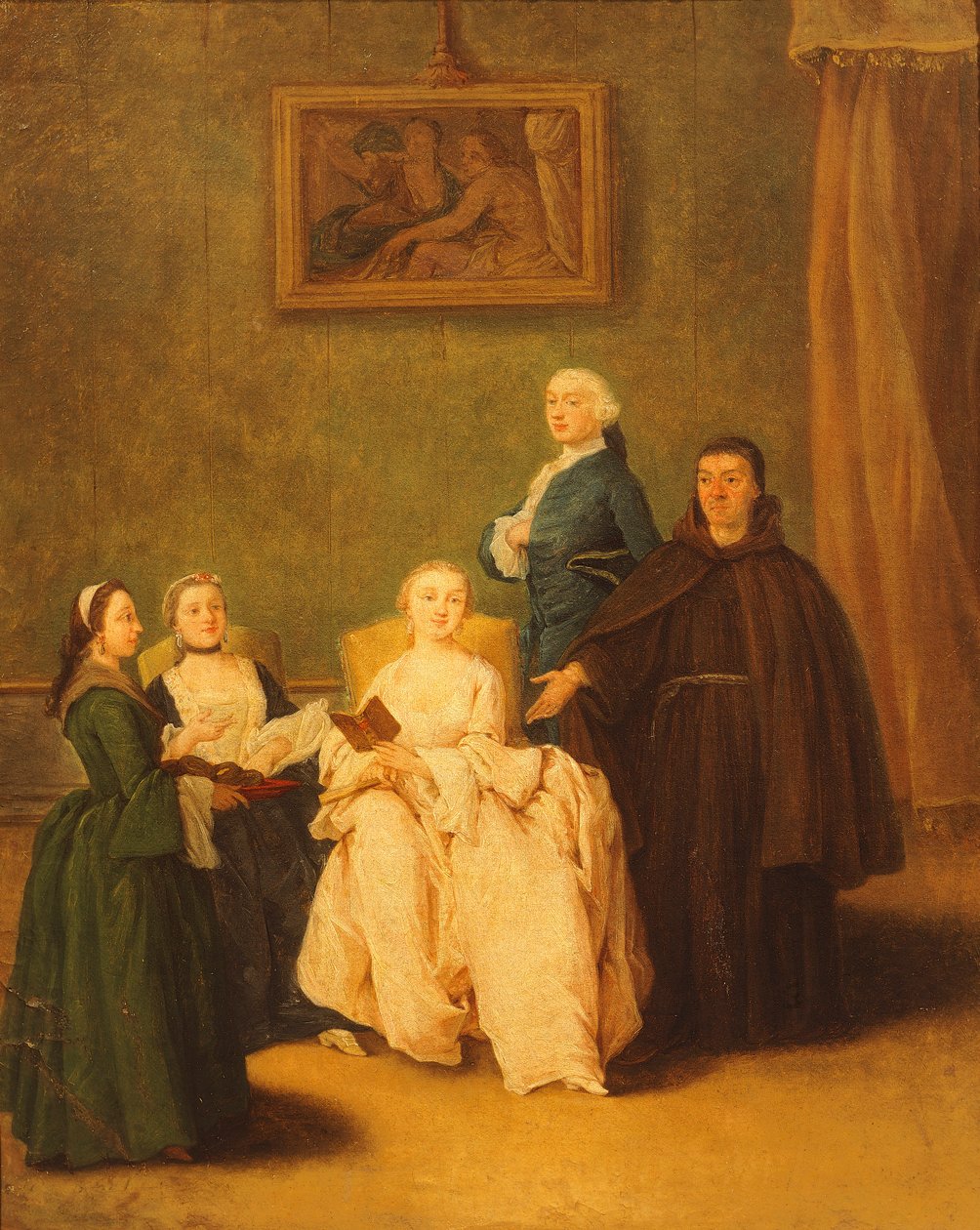 A Visita dos Frades, de Pietro Longhi (1701-1785) de Pietro Longhi