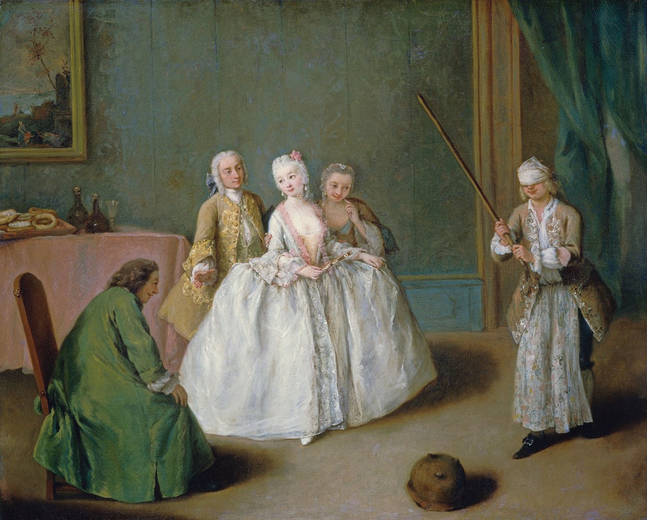 O jogo da panela de Pietro Longhi