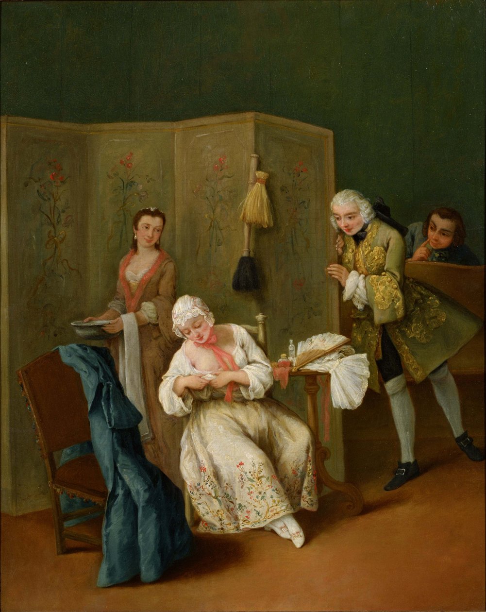 O cavalheiro indiscreto de Pietro Longhi