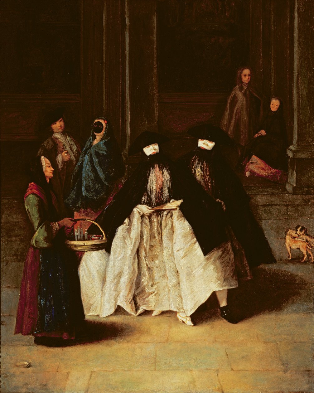 O Vendedor de Perfumes (óleo sobre tela) (ver alo 166068) de Pietro Longhi