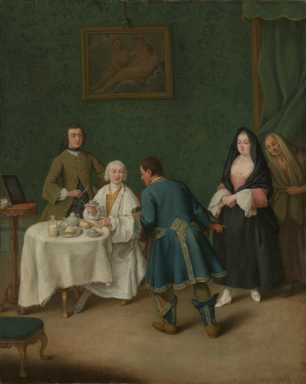 A Tentação, 1746. de Pietro Longhi