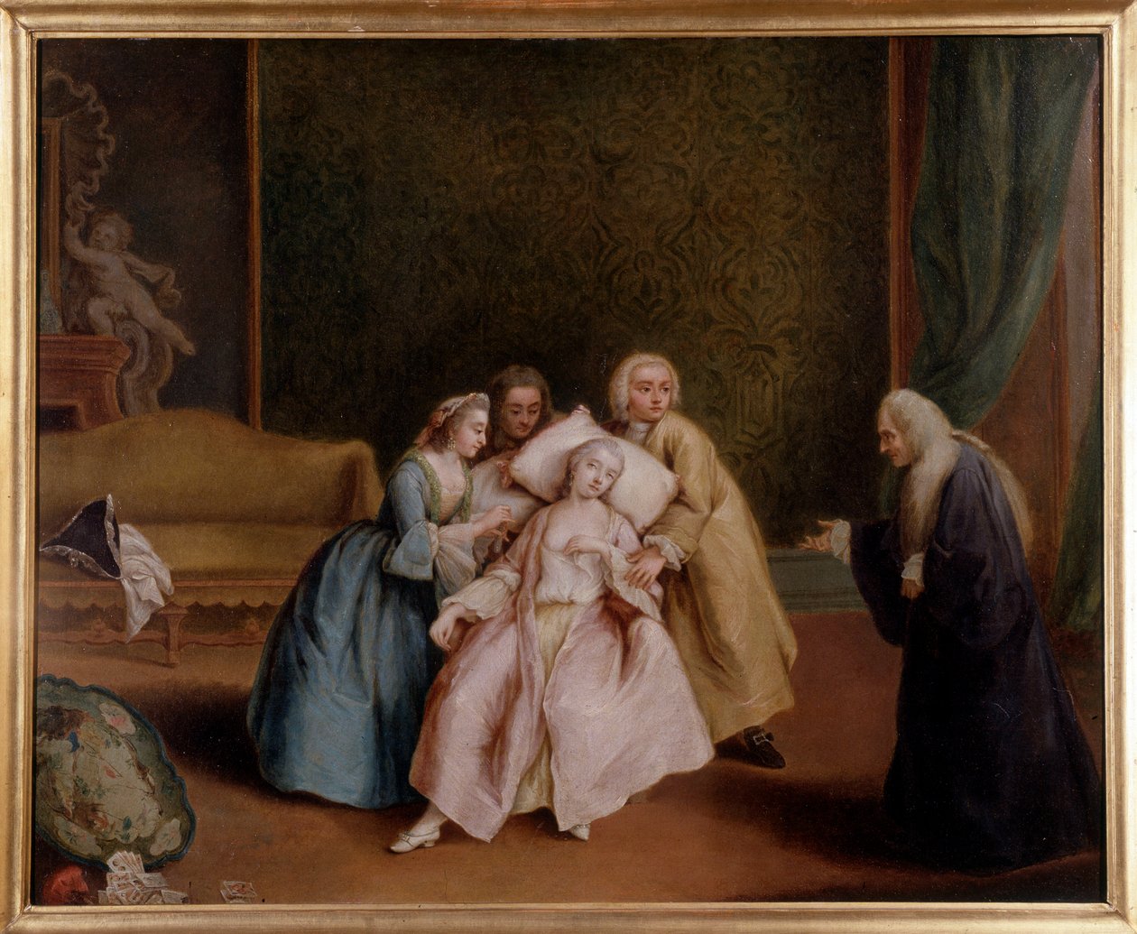 O desmaio (Pintura de Pietro Longhi