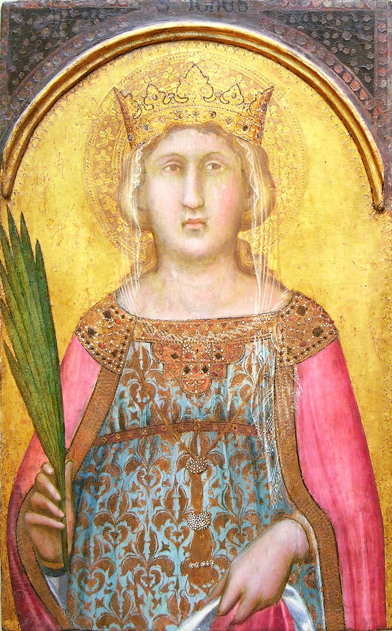 Santa Catarina de Alexandria, pouco depois de 1342. de Pietro Lorenzetti