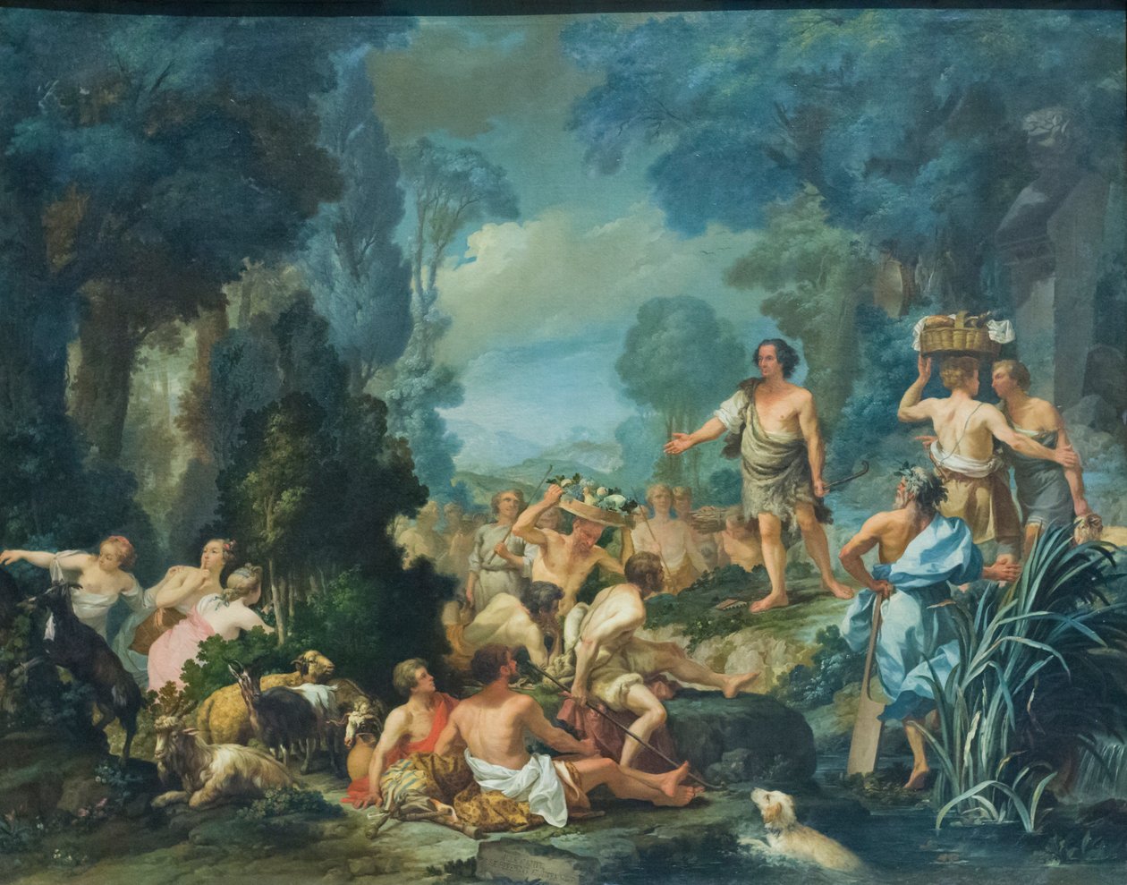 Frugoni em Arcádia de Pietro Melchiorre Ferrari