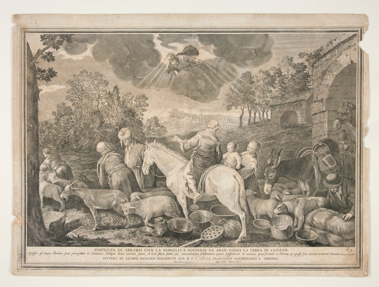 Partida de Abraão para Canaã de Pietro Monaco