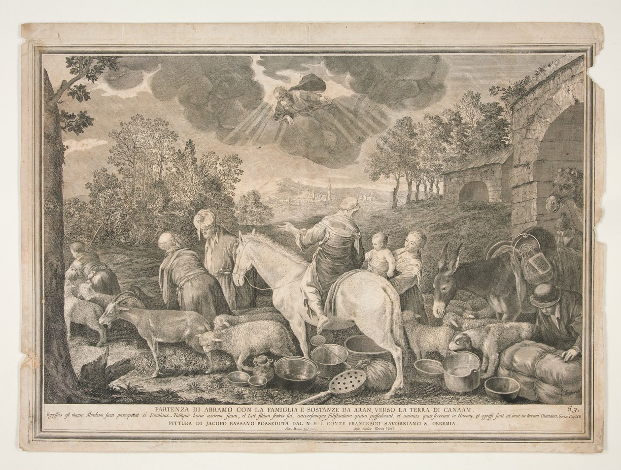 Partida de Abraão para Canaã de Pietro Monaco
