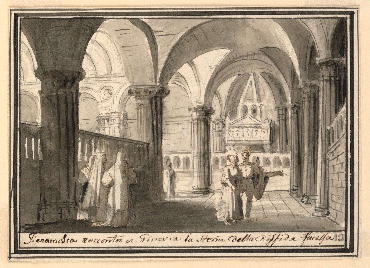 Cenário, Interior da Igreja de Pietro Narducci