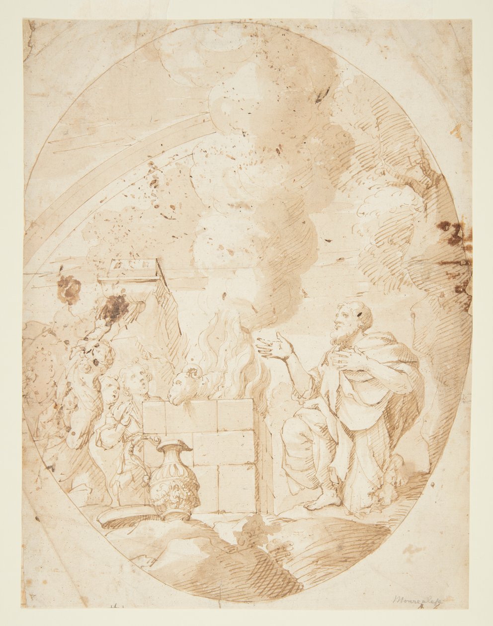 Sacrifício de Noé de Pietro Novelli