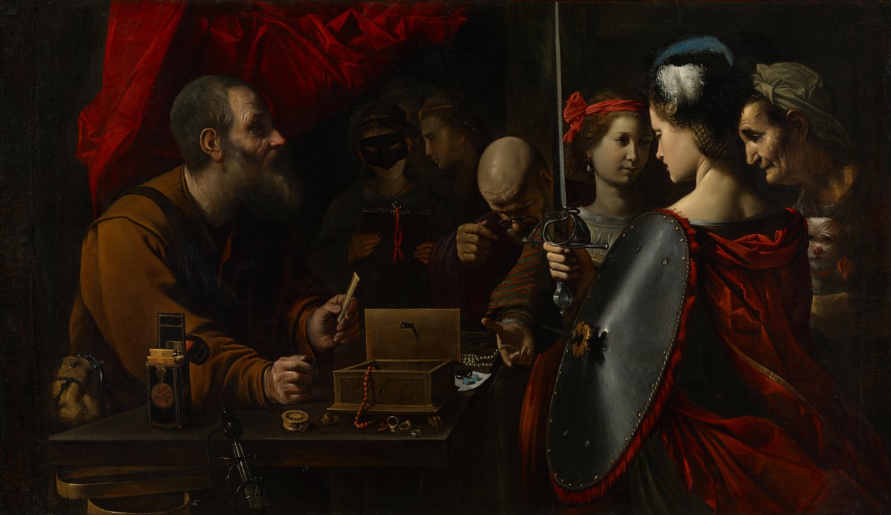 Aquiles entre as filhas de Licomedes de Pietro Paolini