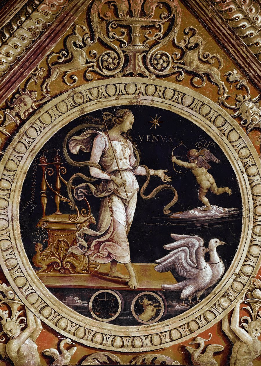 Representação alegórica de Vénus (Fresco de Pietro Perugino