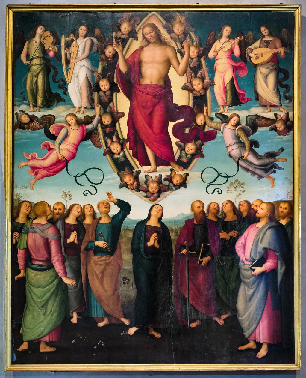 Ascensão de Cristo de Pietro Perugino