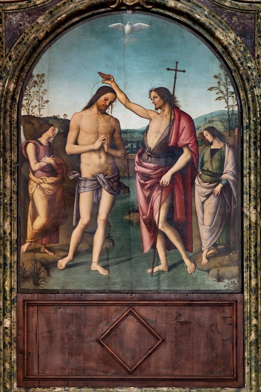Baptismo de Cristo de Pietro Perugino