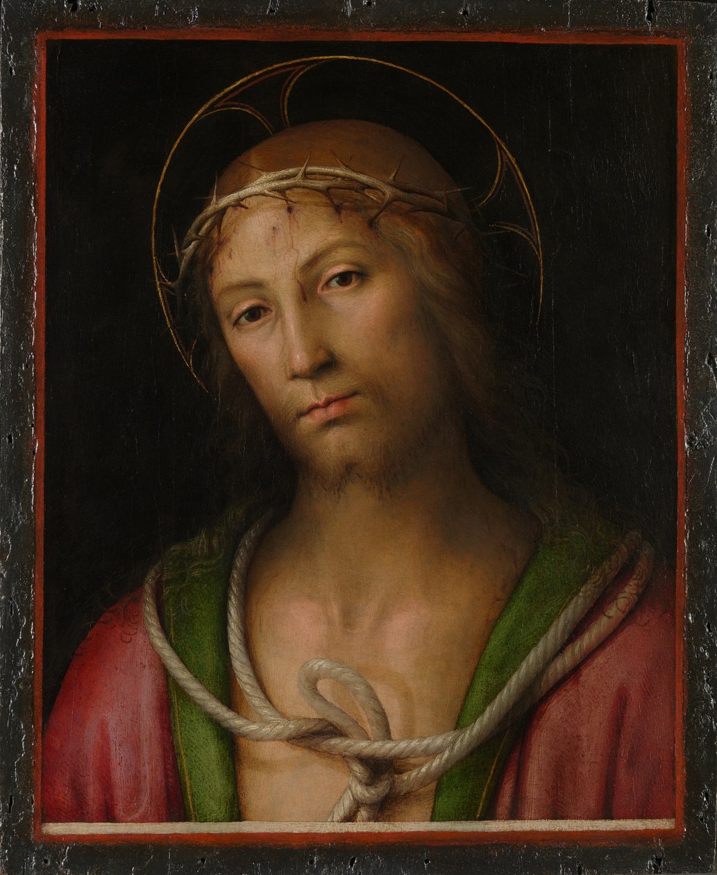 Cristo coroado de espinhos, c. 1505 de Pietro Perugino