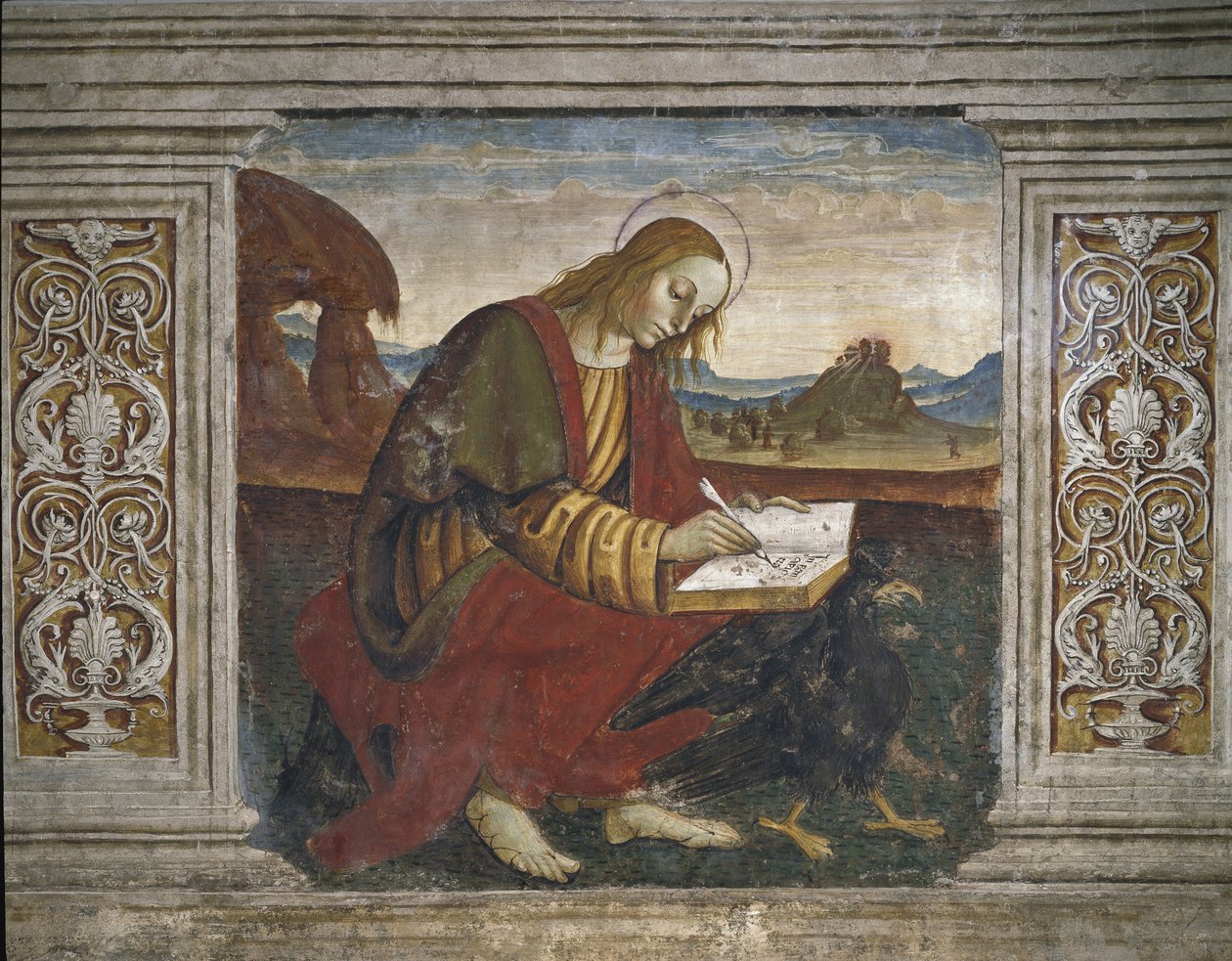 São João Evangelista (Fresco de Pietro Perugino