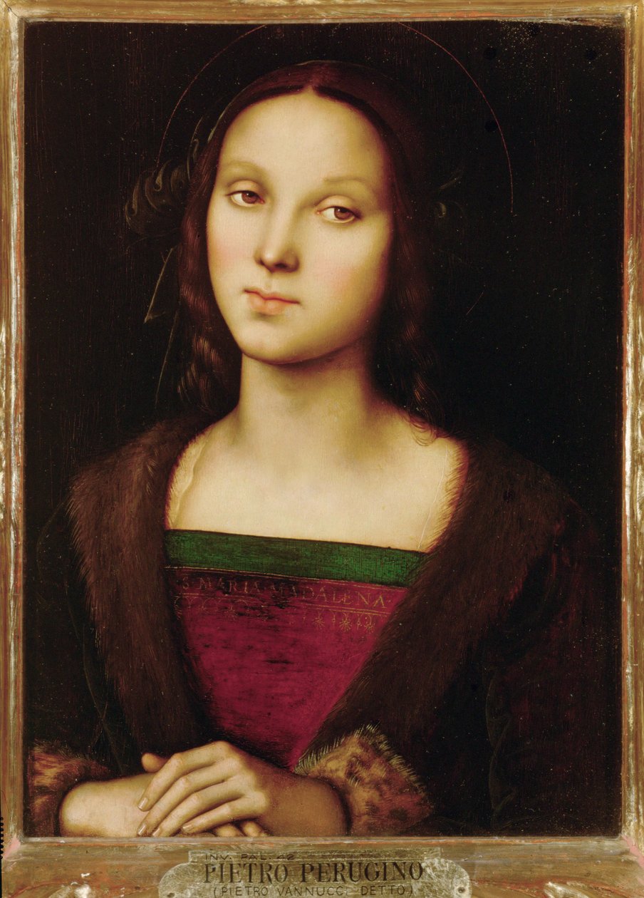 Santa Maria Madalena (pintura sobre madeira) de Pietro Perugino