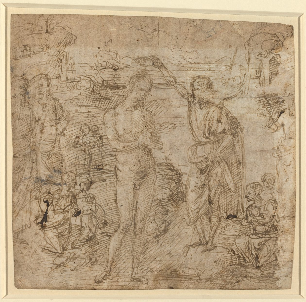 O Batismo de Cristo de Pietro Perugino