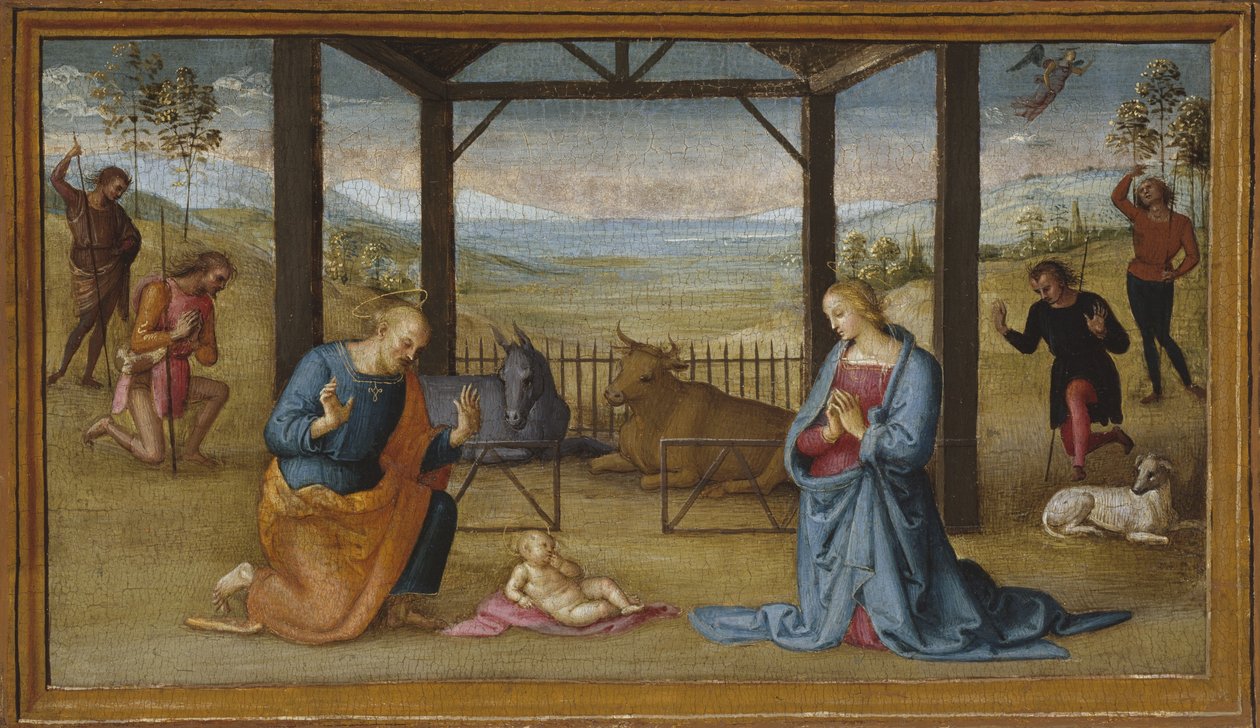 A Natividade, 1500-05 de Pietro Perugino