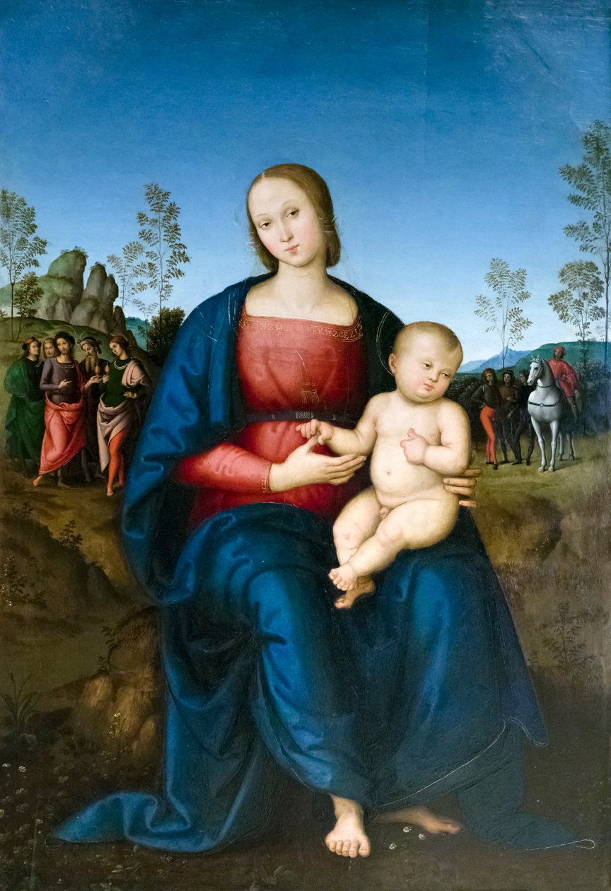 Virgem com Criança de Pietro Perugino