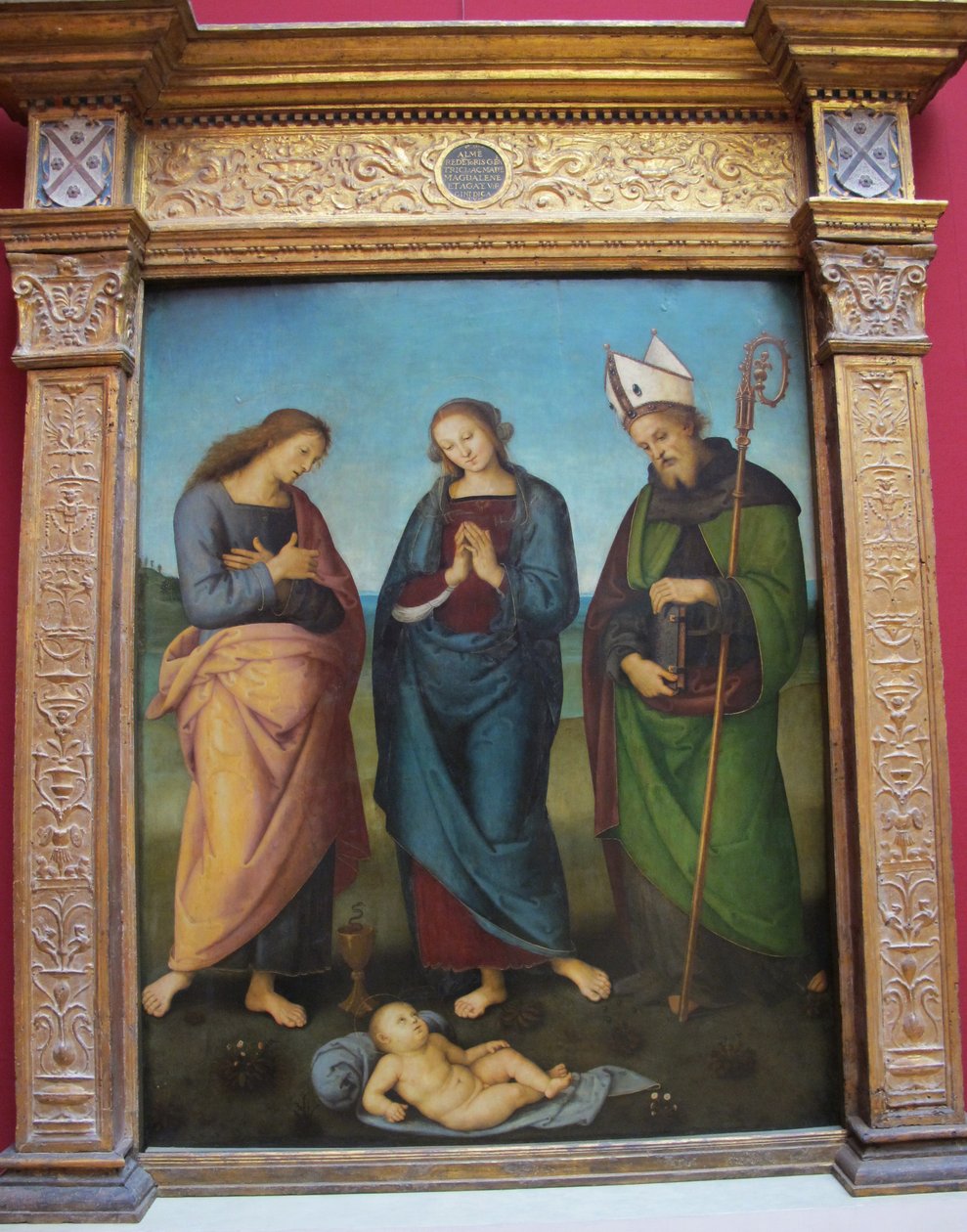 Adoração do Menino de Pietro Perugino