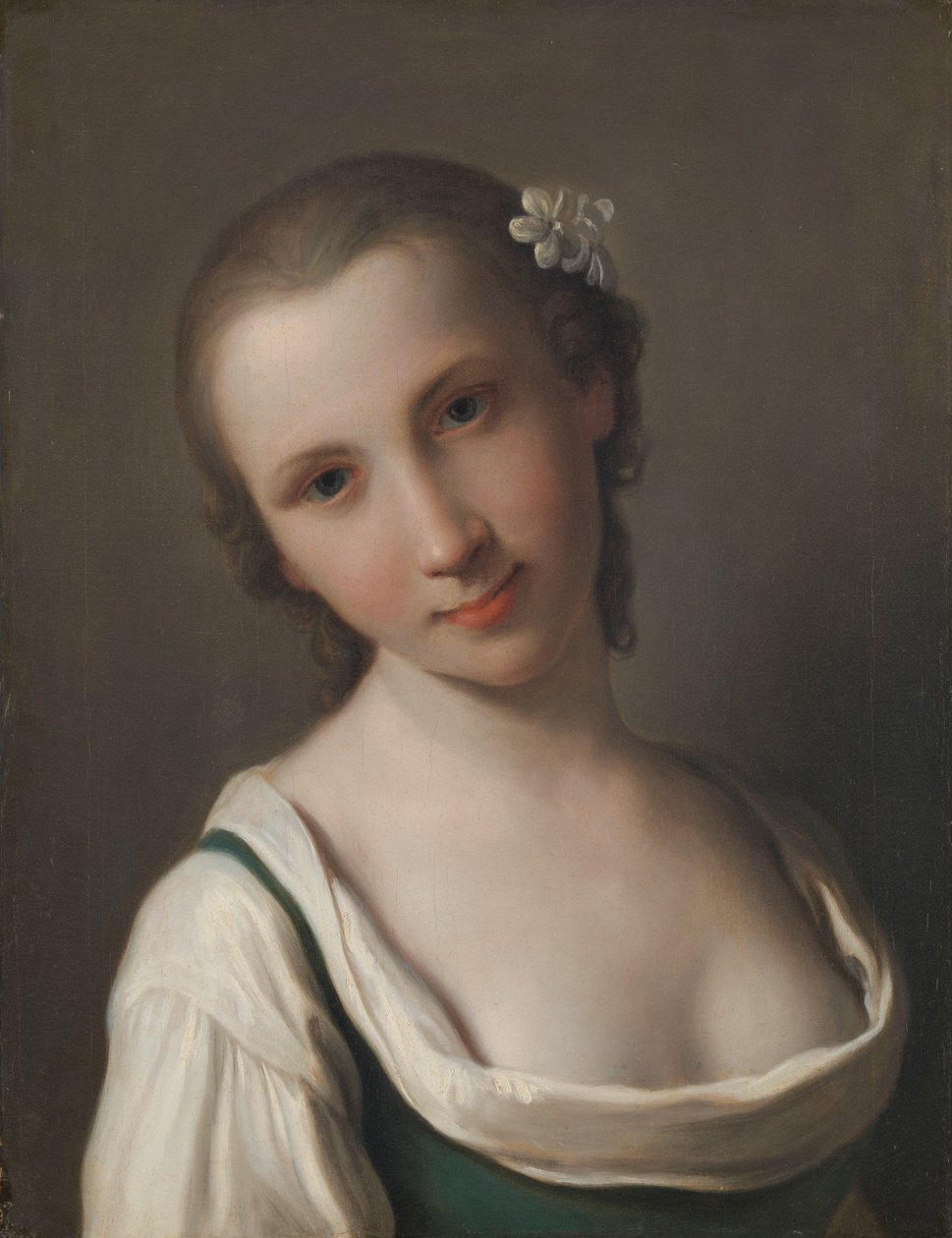 Uma jovem mulher de Pietro Antonio Rotari