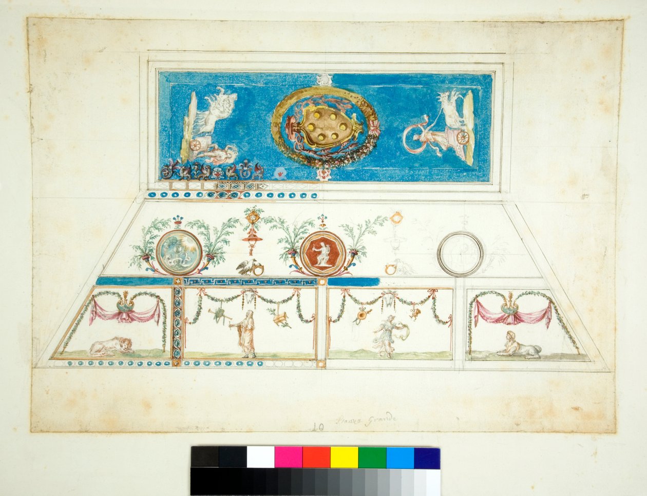 Abóbada da Villa Madama de Pietro Santi Bartoli