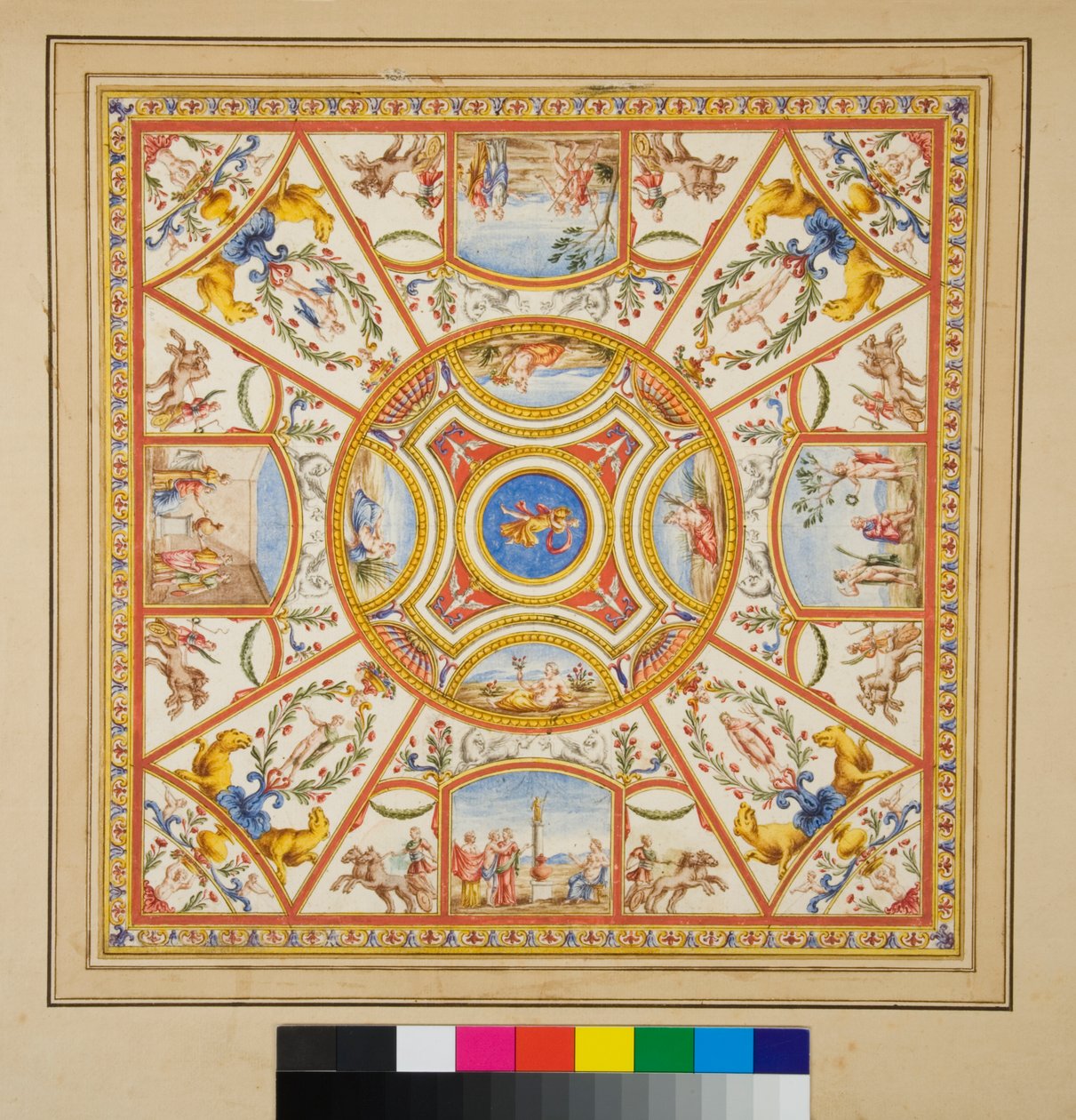Abóbada do Palácio de Augusto de Pietro Santi Bartoli