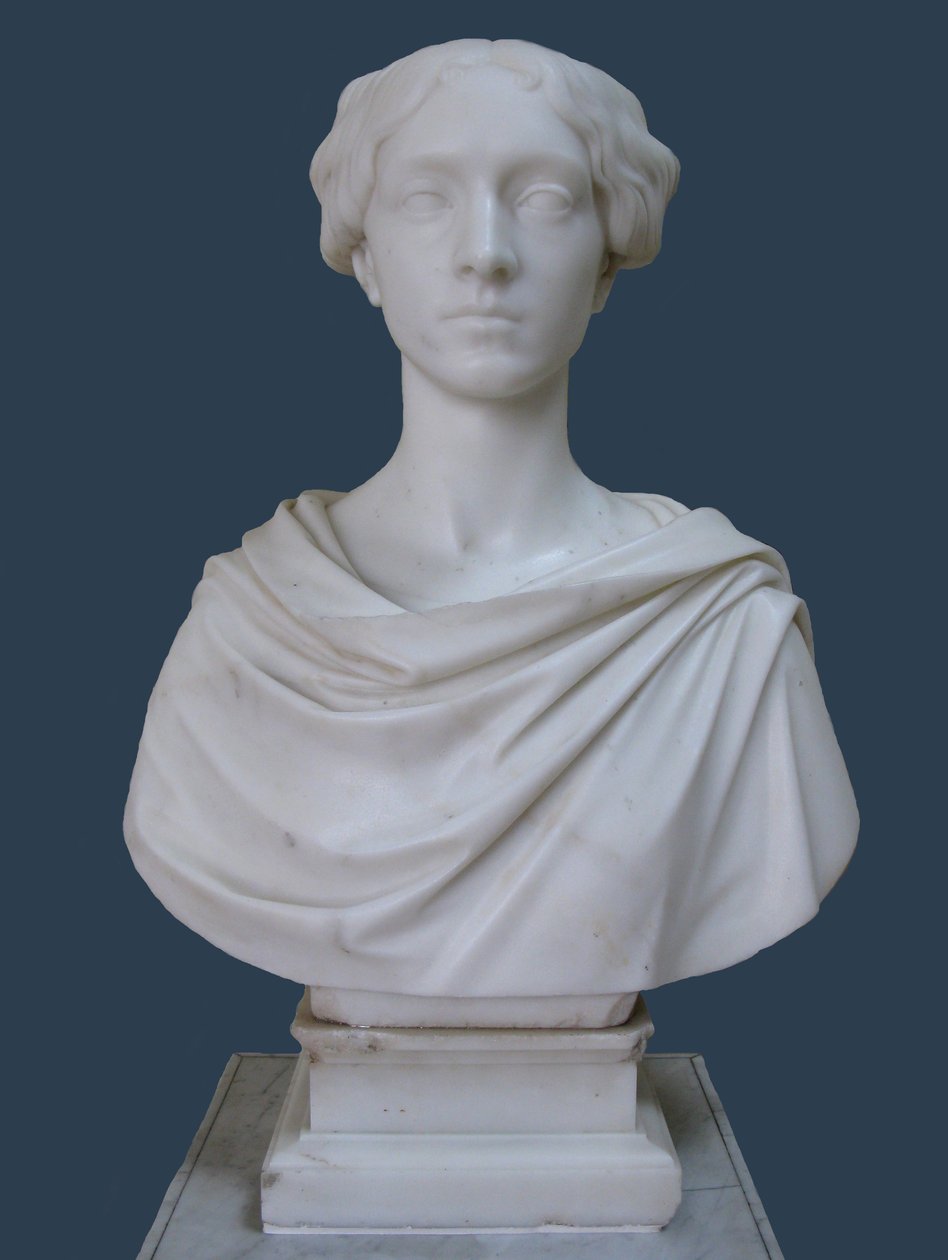 Retrato Busto da Condessa Tatyana Stroganova, 1853 de Pietro Tenerani