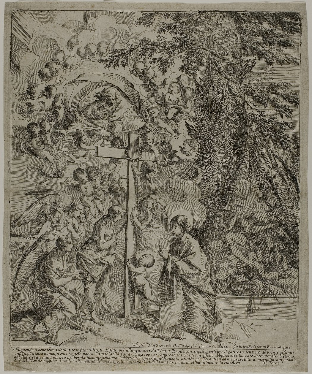 O sonho de São José de Pietro Testa