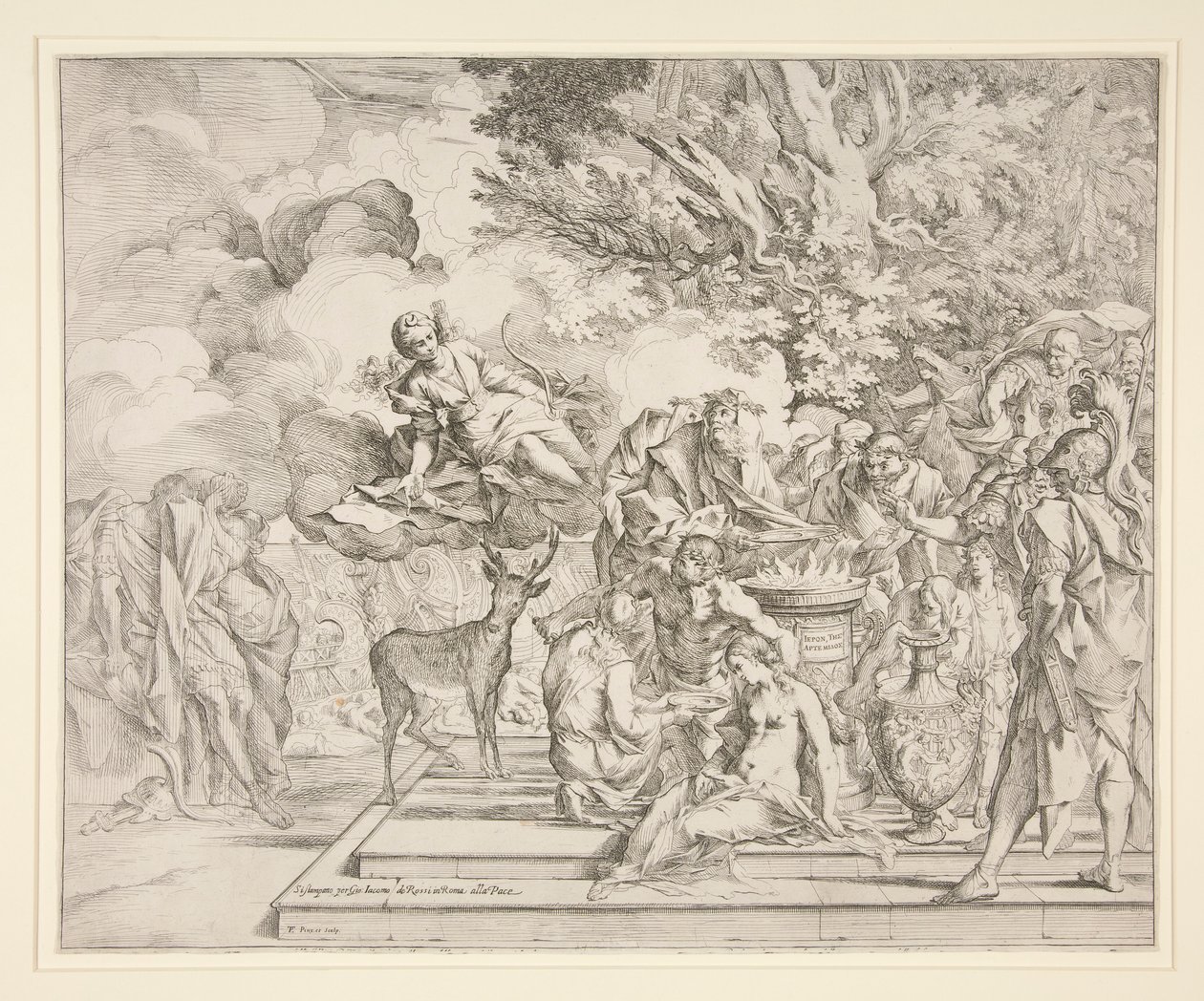 O Sacrifício da Afigenia de Pietro Testa