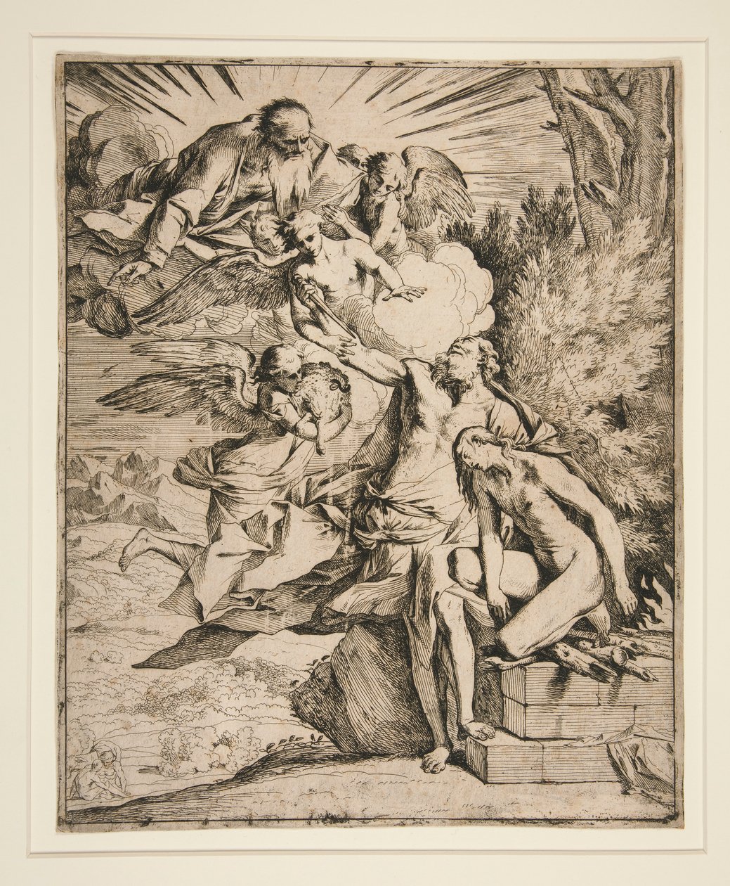O Sacrifício de Isaac de Pietro Testa