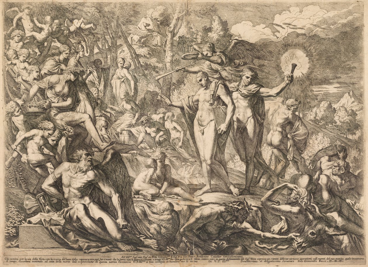 O triunfo do artista virtuoso no Parnassus de Pietro Testa