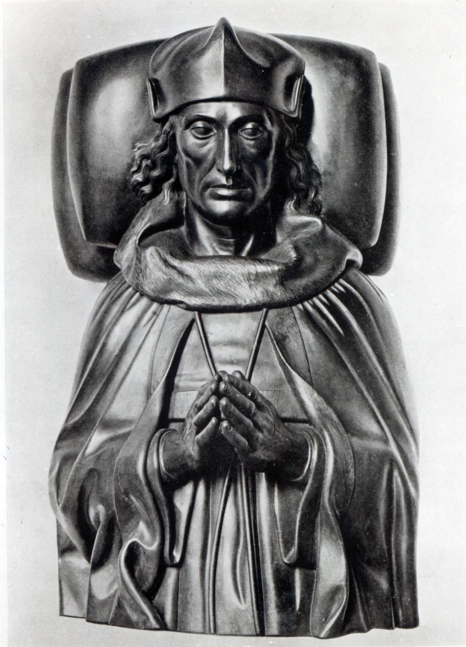 Efígie de Henrique VII na Abadia de Westminster (ouro) de Pietro Torrigiano