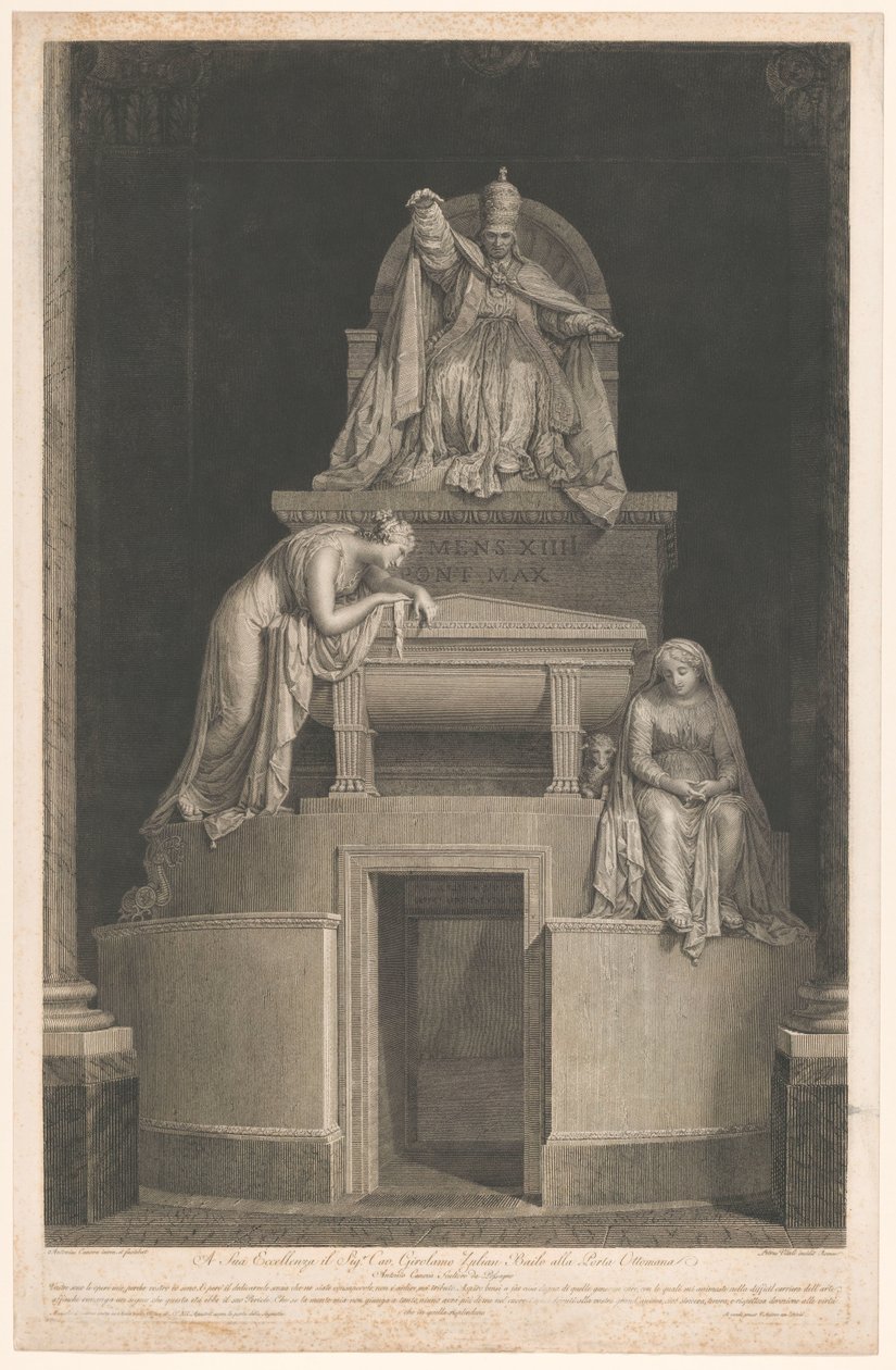 Túmulo do Papa Clemente XIV de Pietro Vitali