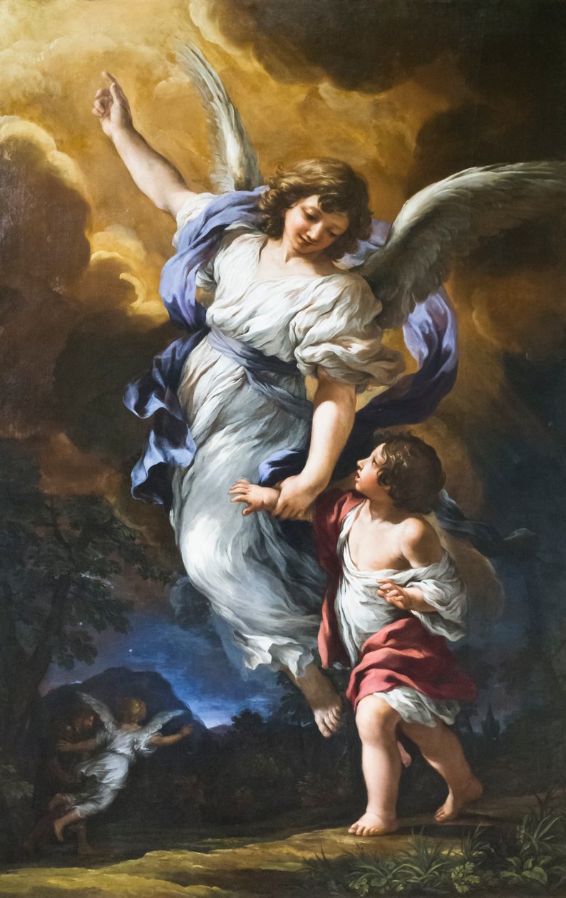 O anjo da guarda de Pietro da (1596 1669) Cortona