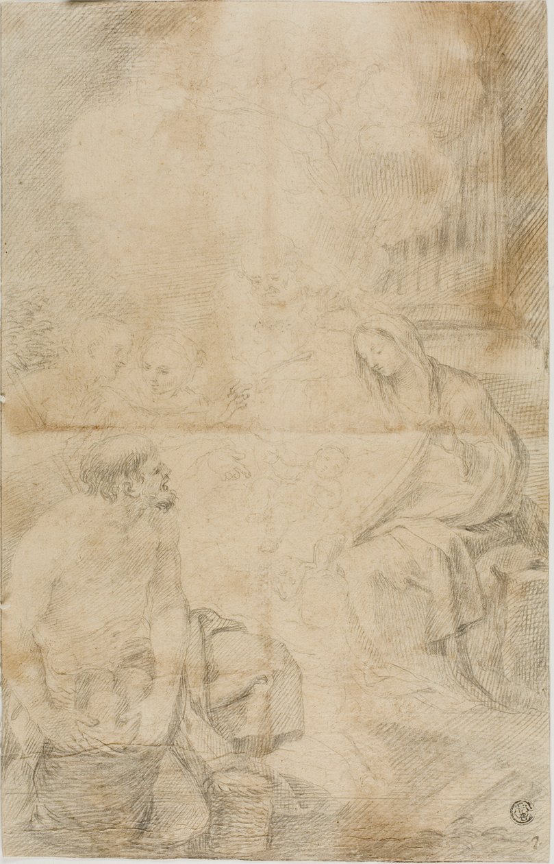 Adoração dos pastores de Pietro da Cortona