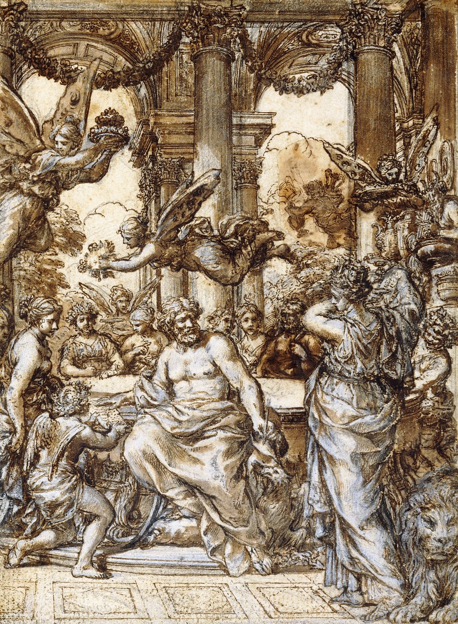 Cibele perante o Conselho dos Deuses, de Pietro da Cortona
