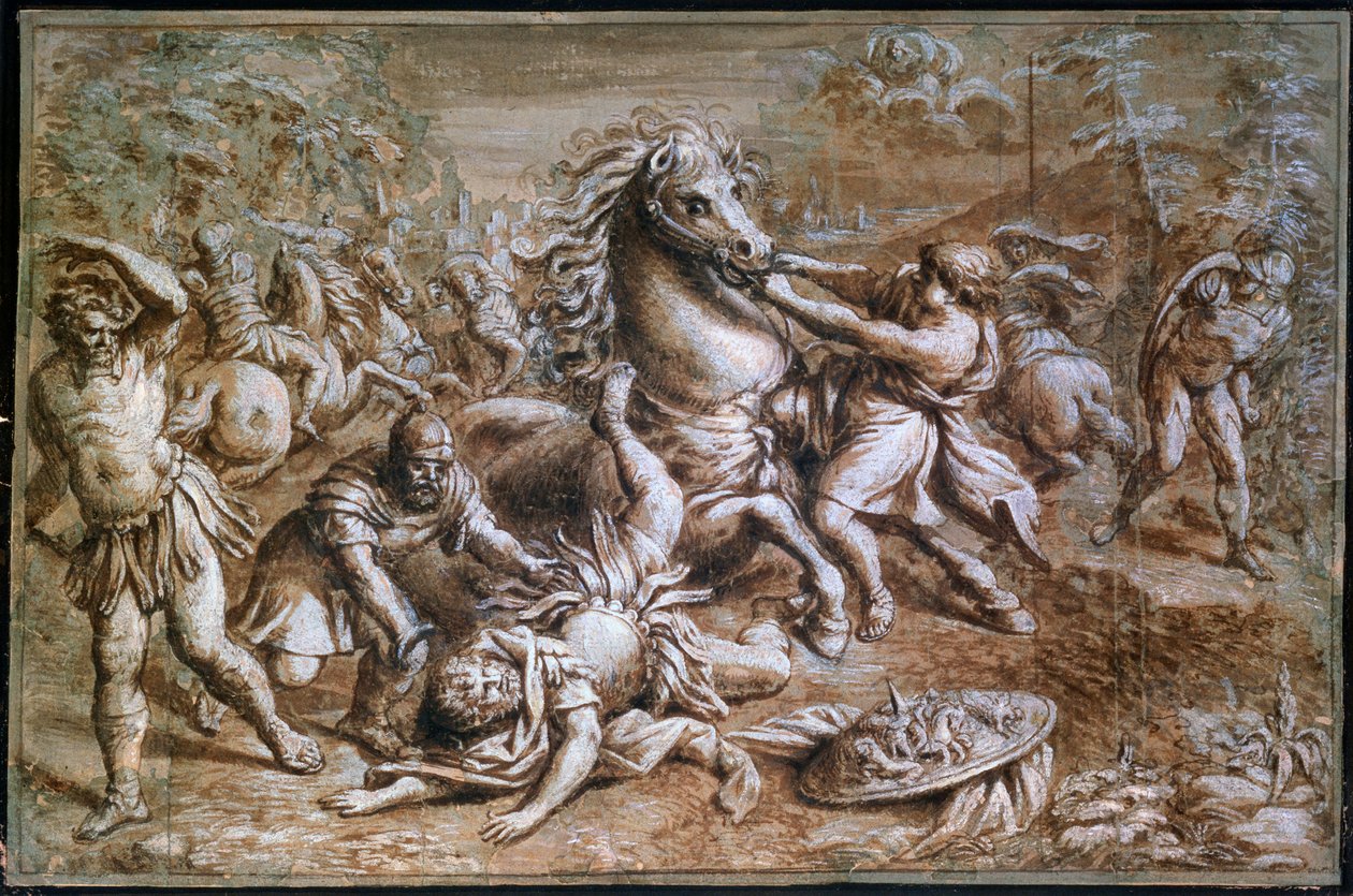 A conversão de São Paulo, século XVII de Pietro da Cortona