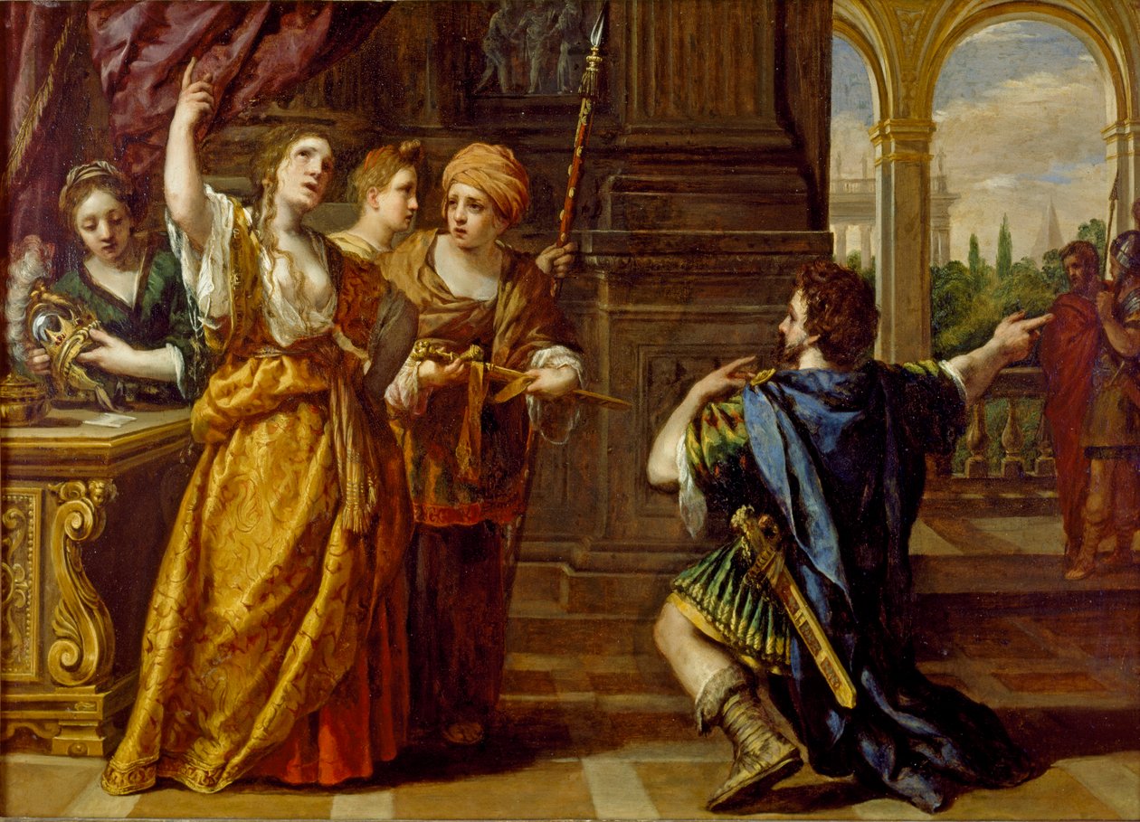 O Juramento de Semiramis, c1623-1624 de Pietro da Cortona