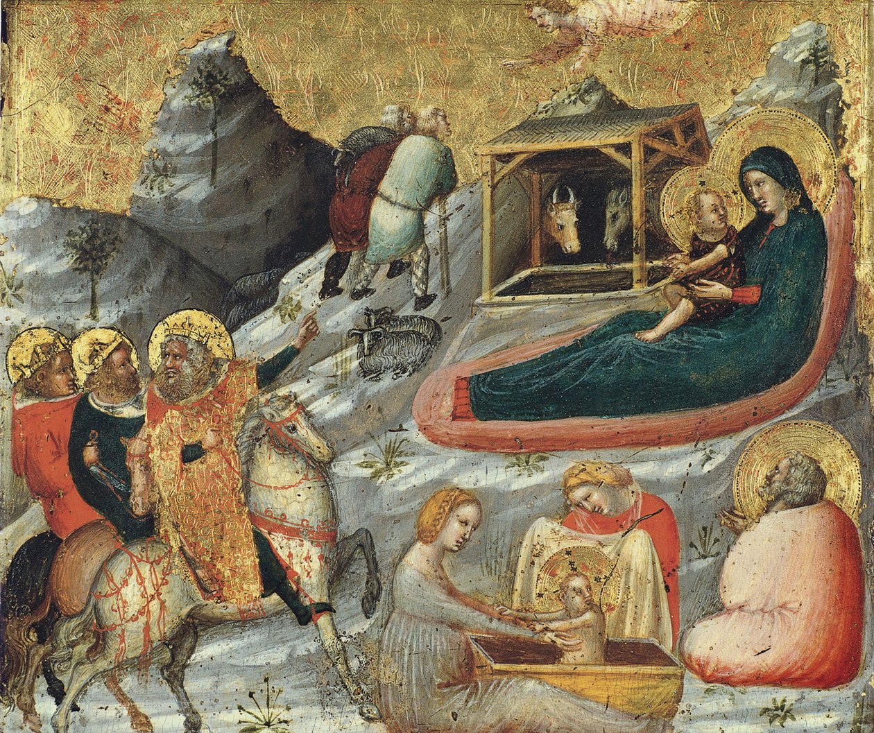 A Natividade e outros episódios da infância de Cristo de Pietro da Rimini