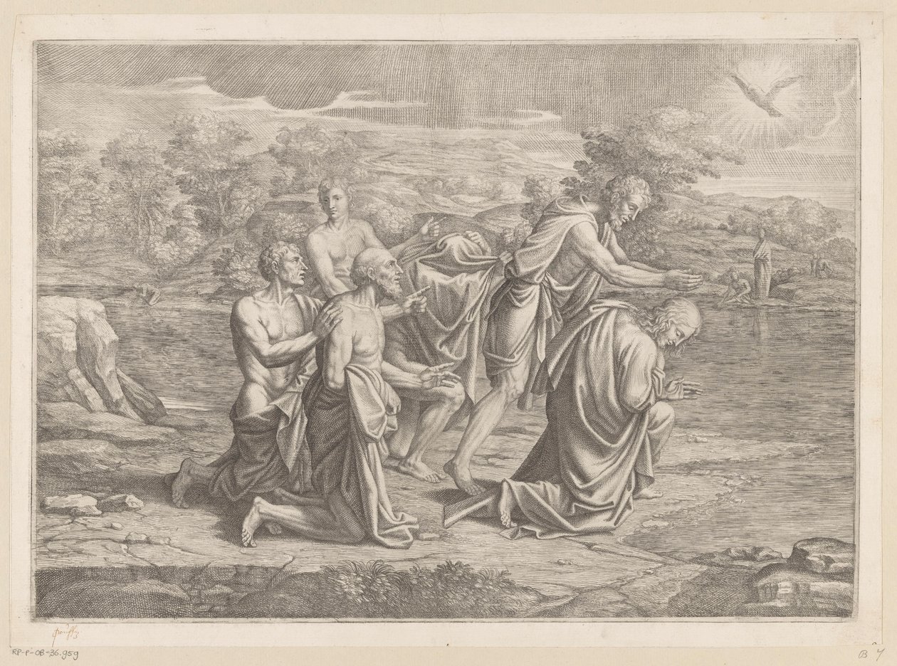Baptismo de Cristo de Pietro del Po