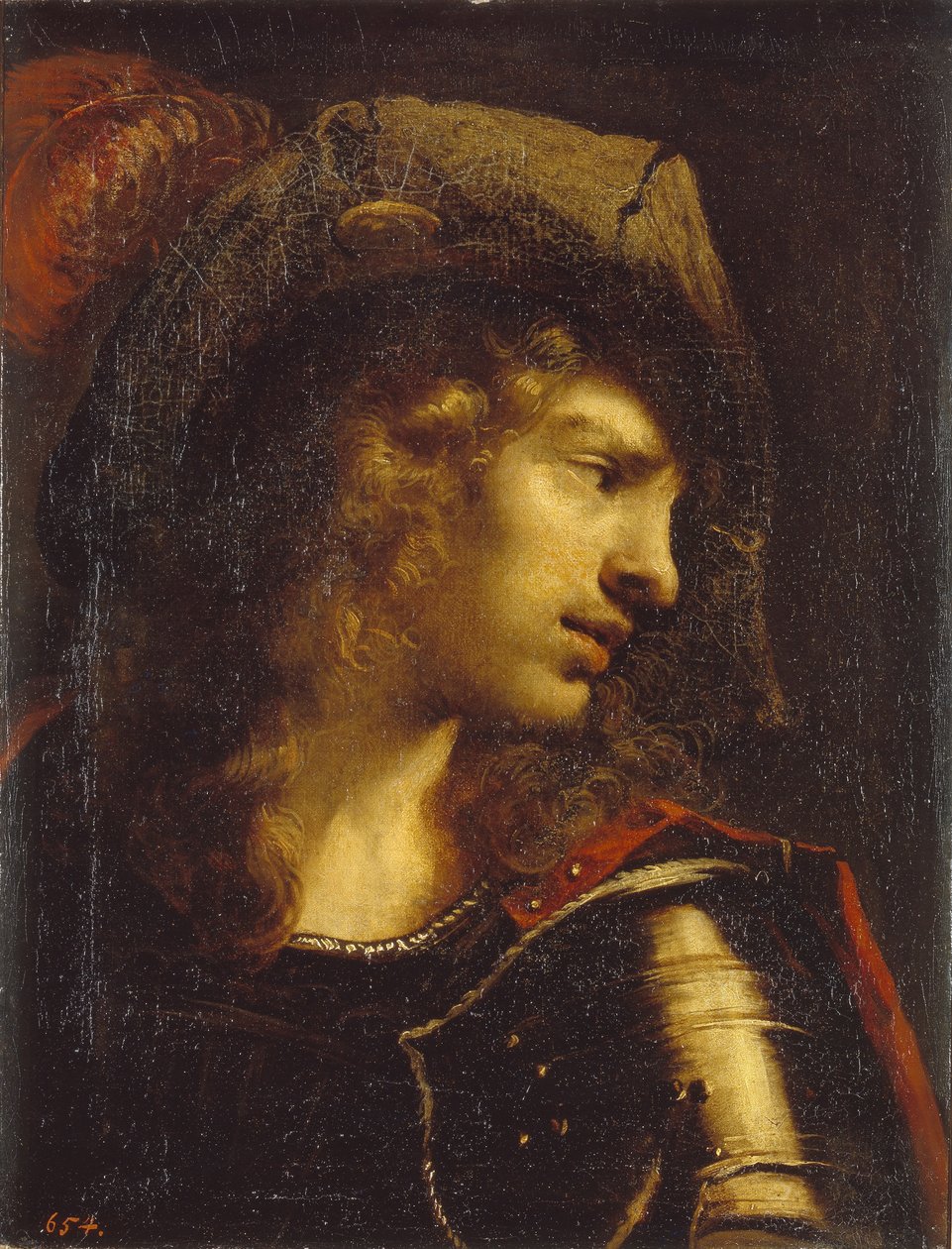 Cabeça do jovem guerreiro de Pietro della Vecchia