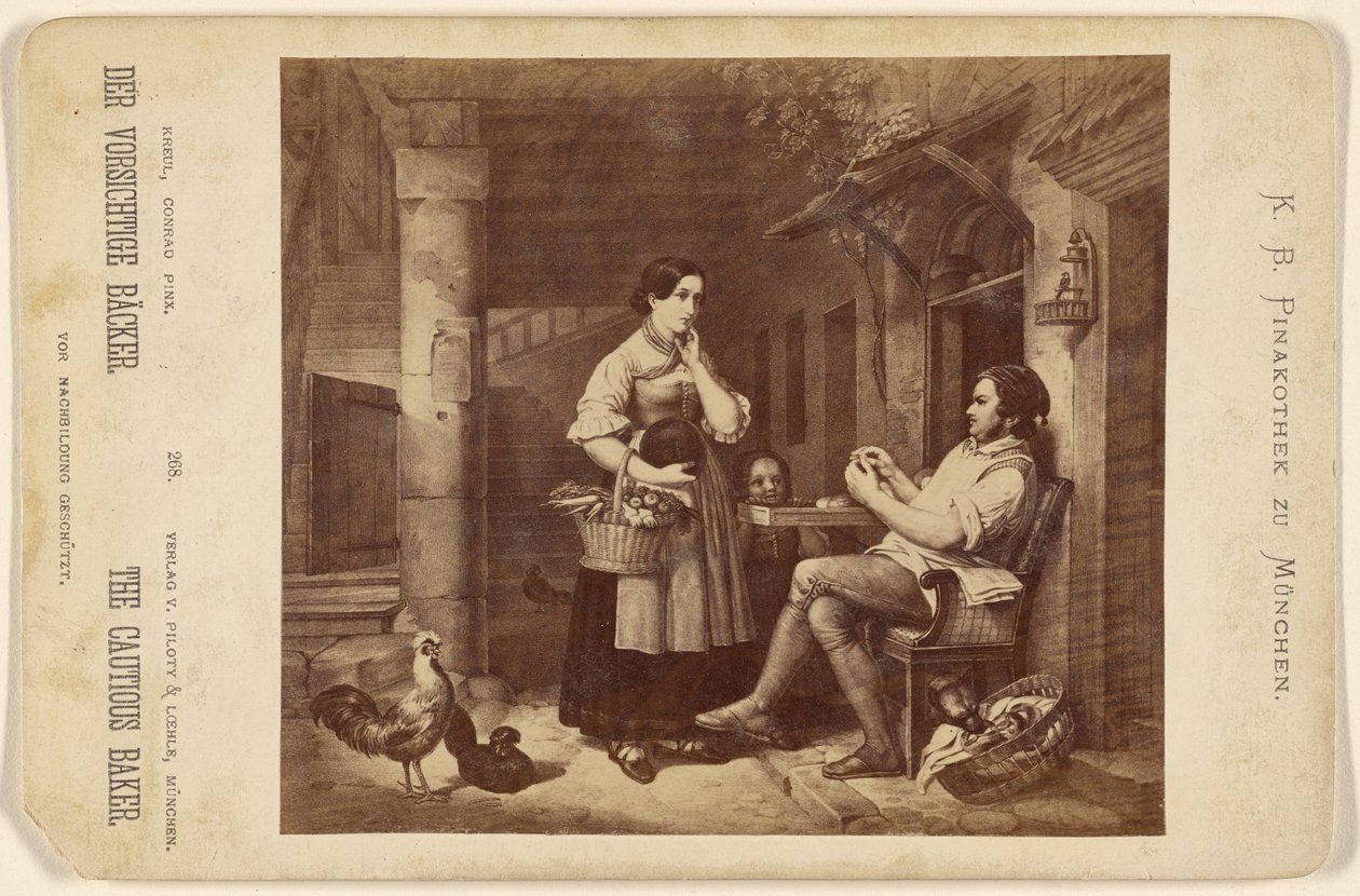 O Padeiro Cauteloso O Padeiro Cauteloso. [pintura de Conrad Kreul] de Piloty and Loehle
